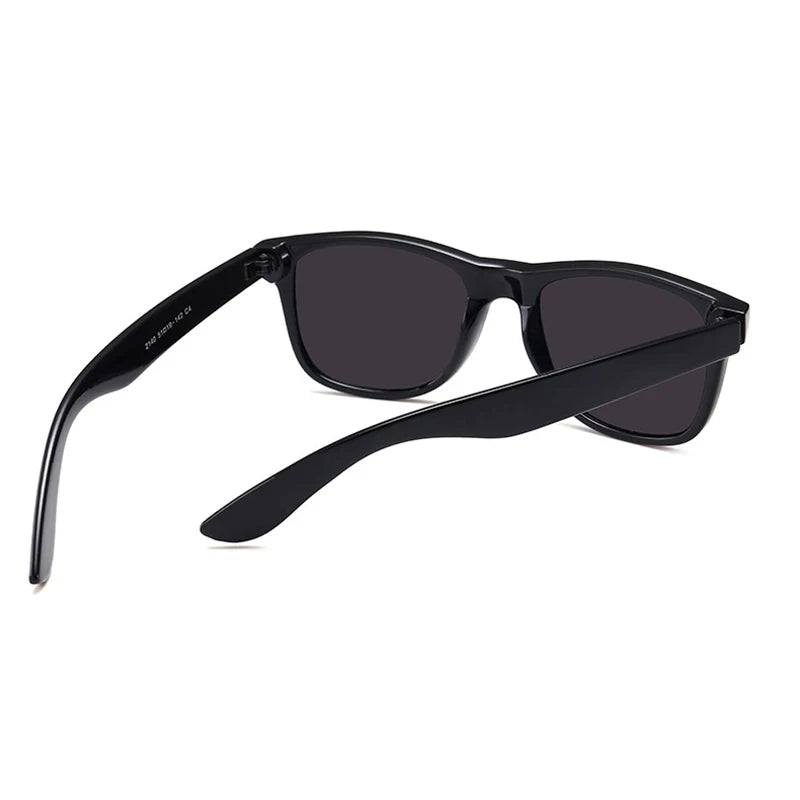 Lunettes de soleil polarisées carrées classiques pour hommes et femmes, rétro noires, mode été, Anti éblouissement, nuances de conduite